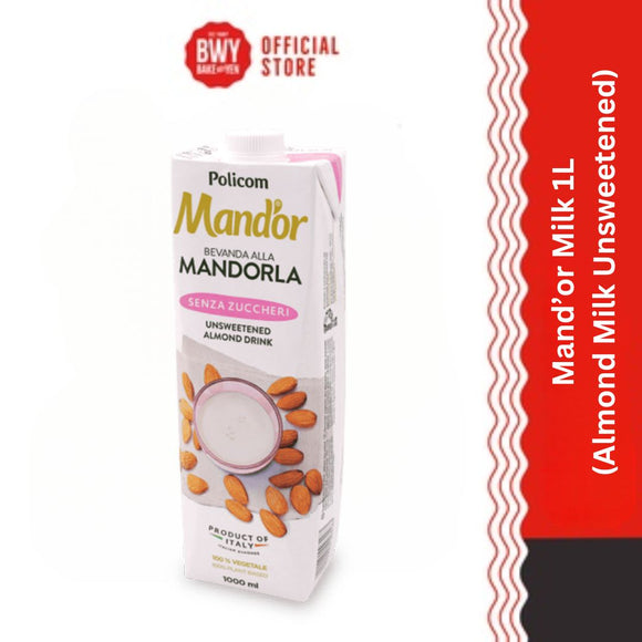 Mand’or Milk 1L (Almond Milk Unsweetened)