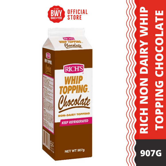 RICHS WHIP TOPPING CHOCOLATE 907G