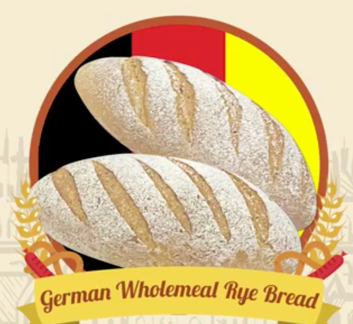 German Wholemeal Rye Bread