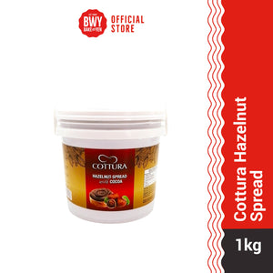 COTTURA HAZELNUT SPREAD WITH COCOA 1KG
