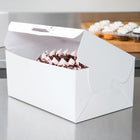 WHITE CAKE BOX WITH WINDOW  7X7X3" 1s