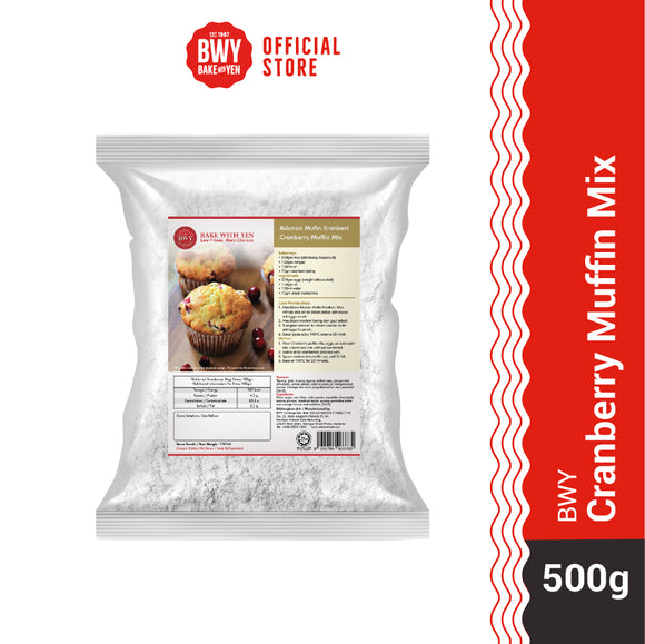 BWY CRANBERRY MUFFIN MIX 500G
