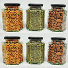 HEXAGON GLASS BOTTLE WITH LID - Bake With Yen