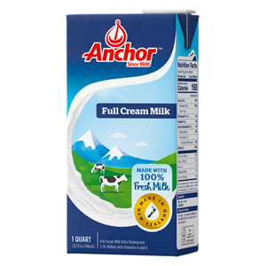 ANCHOR UHT FULL CREAM MILK 1L