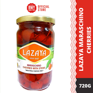 LAZAYA RED MARASCHINO CHERRIES 720G