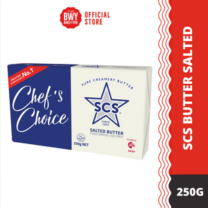 SCS BUTTER (UNSALTED) 250G