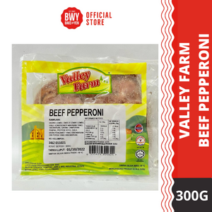VALLEY FARM BEEF PEPPERONI SLICE 300G