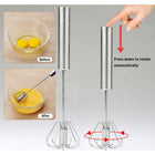 STAINLESS STEEL SEMI AUTO EGG BEATER 12" 1s