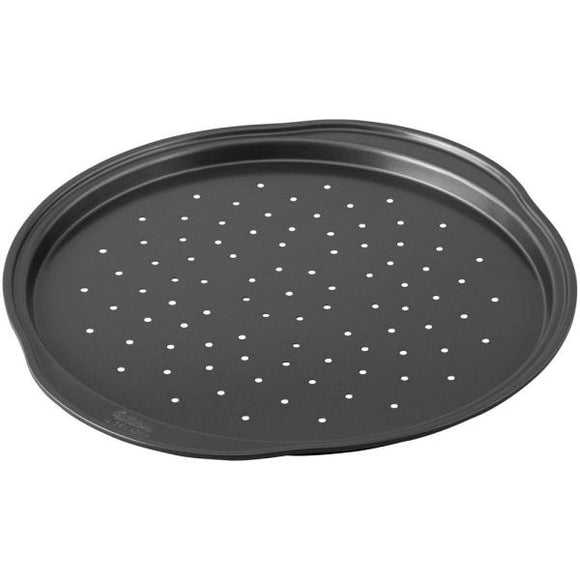 PIZZA PAN WITH HOLE (13.5 x 13 x 1